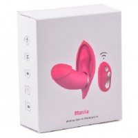 Wearable Panty Vibrator w/Remote Control, 10 Function, Rechargeable, PINK